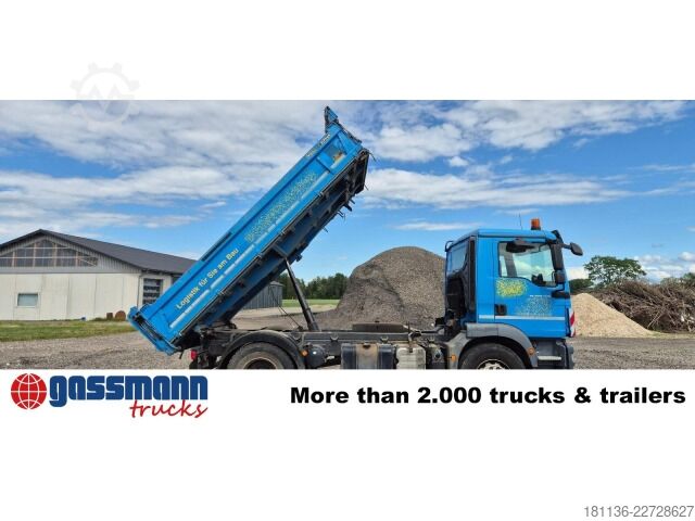 Tipper truck MAN TGM 18.290 4x2 BL, Meiller 3-Seiten, AHK-Öl