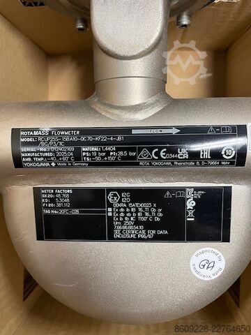 Measuring system Yokogawa ROTAMASS Coriolis Mass Flowmeter