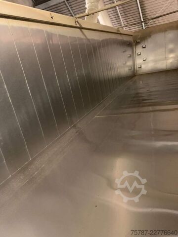 Gjysmë rimorkio për hedhje materiale REISCH Getreidekipper ca. 47 cbm, Kombi-Pendel-Klappe