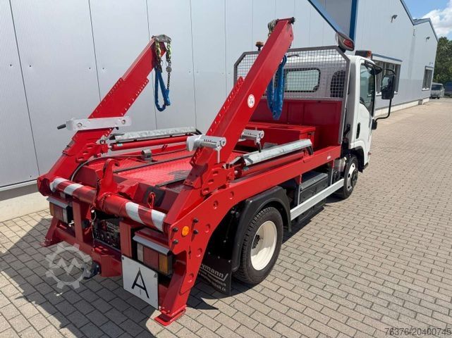 Kombi kiper MULTICAR ISUZU NMR Absetzkipp Varioschild+Streuer