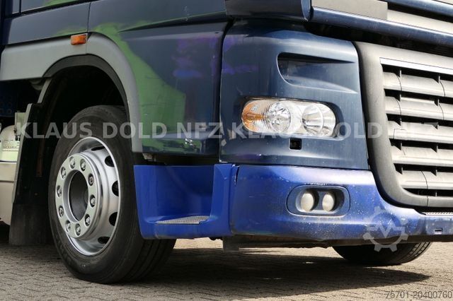 Camion cu platformă și prelată DAF XF 105.410 Pritsche Plane Retarder 2-XL-Tank EU5