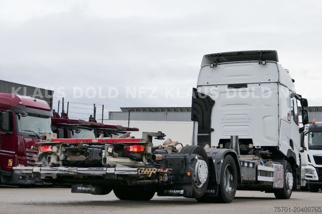 Autocamion cu caroserie interschimbabilă RENAULT T 460 BDF Retarder Lift-/Lenkachse Vollluft LBW