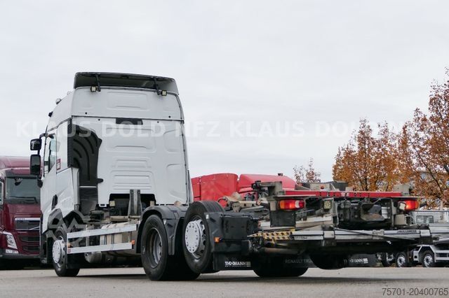 Autocamion cu caroserie interschimbabilă RENAULT T 460 BDF Retarder Lift-/Lenkachse Vollluft LBW
