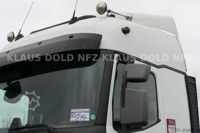 Kamion s izmjenjivom nadogradnjom RENAULT T 460 BDF Retarder Lift-/Lenkachse Vollluft LBW