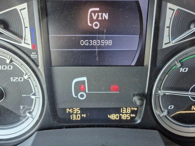 Standard tractor DAF XF 480 FT SUPER SPACE CAB ZF INTARDER