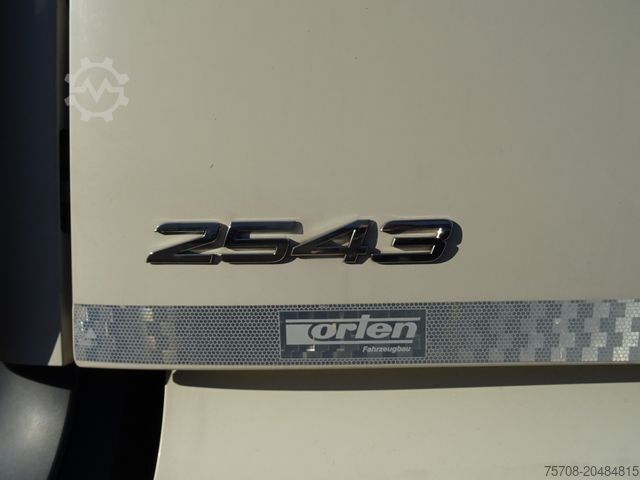 Sandučar kamion MERCEDES-BENZ 2543 Actros*2x 7,7 m Schwenkwand*kpl Zug*MSH*Ret