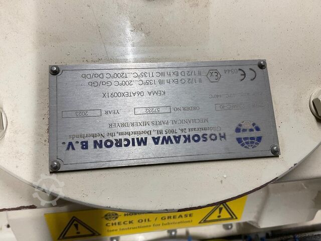 Misch-, Sieb- und Förderanlage Hosokawa Micron 20-MFC-43