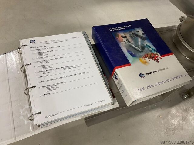 Misch-, Sieb- und Förderanlage Hosokawa Micron 20-MFC-43