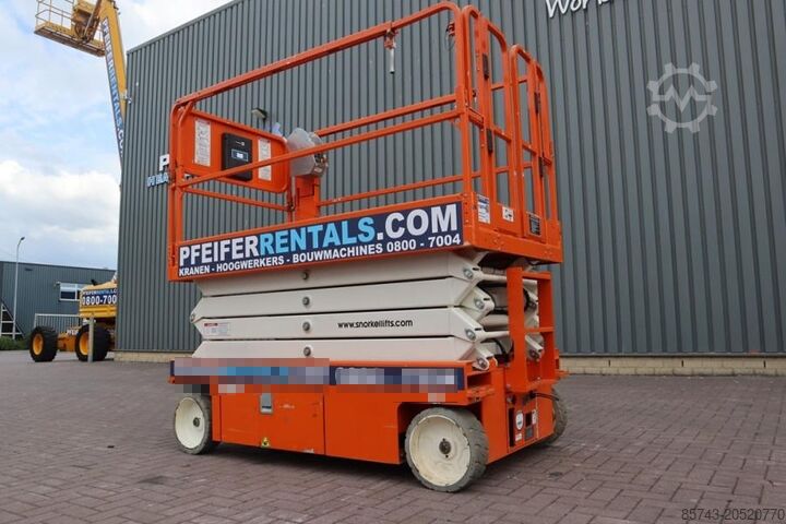 Scissor lift Snorkel S4726E Valid Inspection, *Guarantee! ,Electric, 10