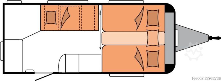 Karavan HOBBY De Luxe 460 SL Modelljahr 2027 ausgestellt!
