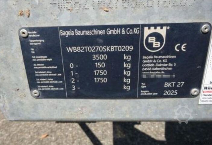 Причіп Bagela BKT 27 Anhänger / Kabeltrommel