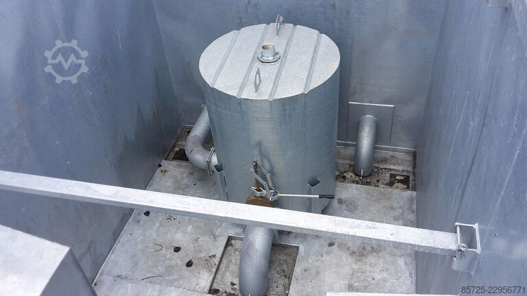 Gülletank  Agomac gegalvaniseerde mest-pompcontainer
