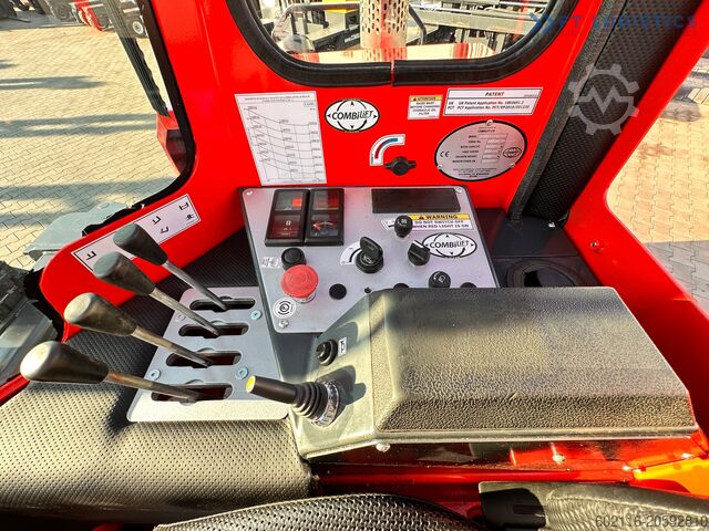 Cărucior cu stivuitor cu 4 căi Combilift C4000 / TRIPLEX / 9300MM / GAS / TOP1