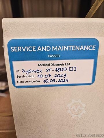 Sysmex XT-1800i 全自動血液分析装置 Sysmex XT-1800i