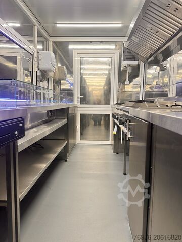 Mobil van penjualan, truk makanan, truk makanan ringan Volkswagen Food Truck, Imbisswagen, Foodtruck Neu