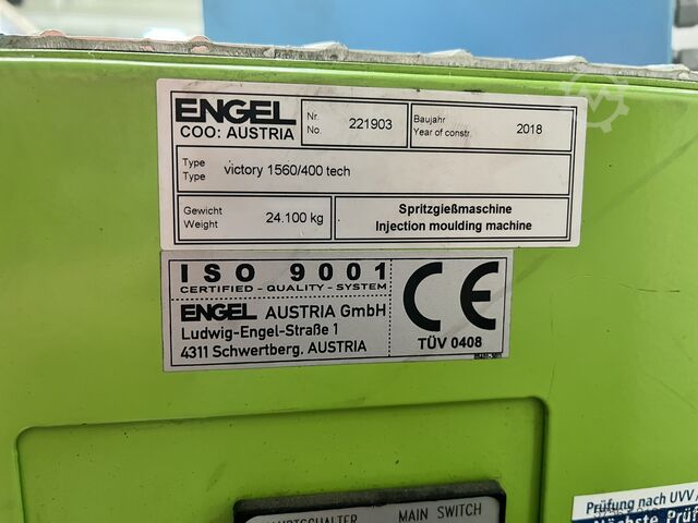 Sprautumótunarvél ENGEL Victory 1560/400 Tech