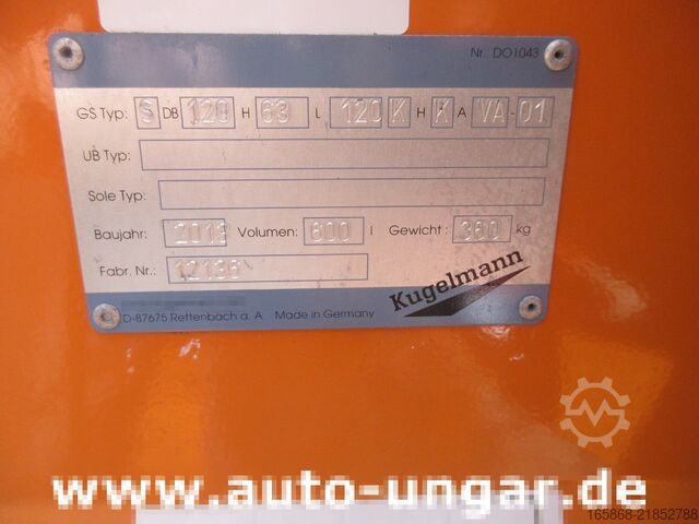 Saltdreifari Kugelmann Duplex Inox 2-Kammer Streuer für Holder