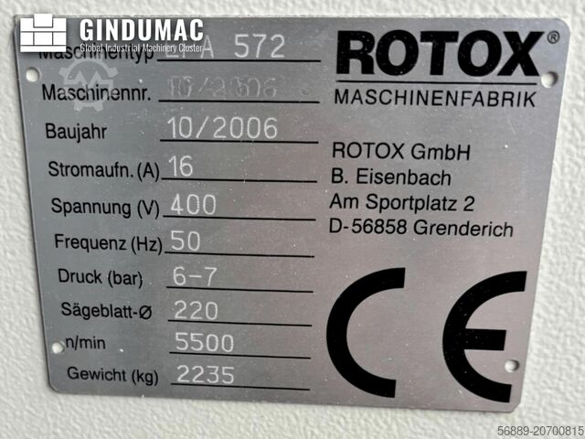 Verktygsmaskiner Rotox EPA 572