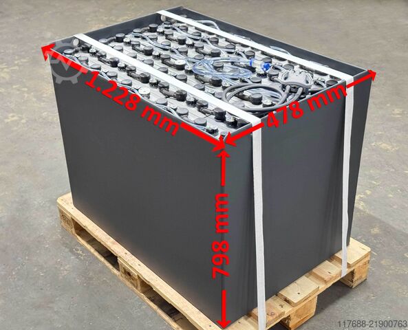 Targoncakku 80V 3PZS 465AH - speciális tartály Jungheinrich EKX ETX - Heli CPD 30 Toyota FBM DIMOS EFY - Akku - Garantie