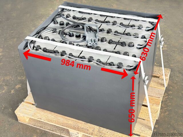Staplerbatterie Batterie 48V 6PZS 750AH - Sondertrog Still FM - Jungheinrich EFG EFX EKX ESE Toyota 8FBE 8FBMT - Crown - Atlet Caterpillar Yale