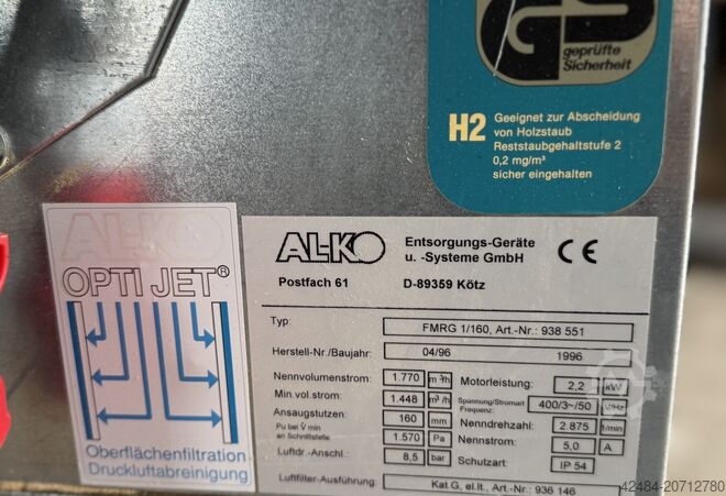 移动式吸尘机 Alko FMRG 160