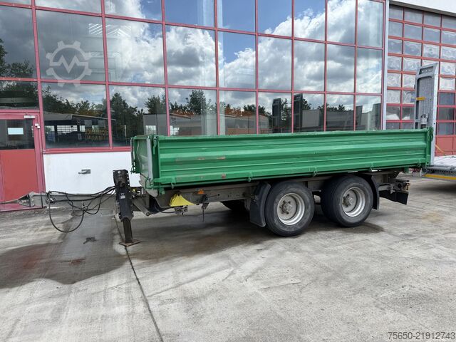 Dreiseitenkipper Anhänger Müller Mitteltal ka-ta-r 14,4  14,4 t Tandemkipper- Tieflader, Breitbereift