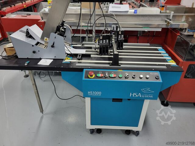 Máquina de impressão HSA systems HS1000 mailtisch mit inkjet