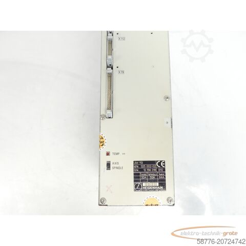 Компонент Heidenhain Heidenhain UM 113 ID 325 002-02 SN 12156319 generalüberholt mit 3 Mon. Gwl.