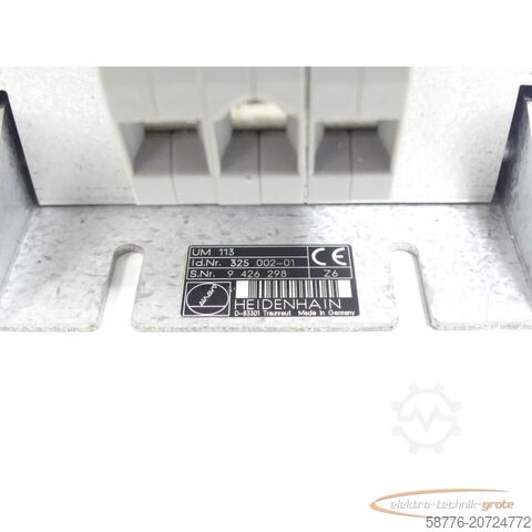 ส่วนประกอบของไฮเดนไฮน์ Heidenhain UM 113 Id. 325 002-01 SN:9426298 - generalüberholt mit 3 Monaten Gewährleistung-