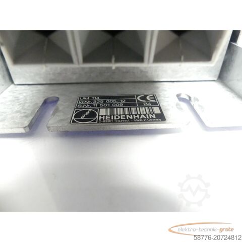 하이덴하인 성분 Heidenhain UM 114 ID 325 005-12 generalüberholt mit 3 Monaten Gewährleistung SN11501009 im Austausch (Exchange)