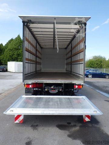 Camión plataforma con toldo IVECO ML 160 E 32 P Pritsche 7,2m/LBW/Edscha/AHK/Klima