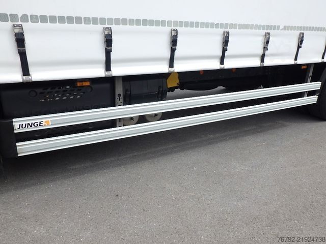 Camión plataforma con toldo IVECO ML 160 E 32 P Pritsche 7,2m/LBW/Edscha/AHK/Klima