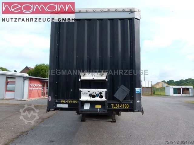 Відкритий напівпричіп з тентом KRONE SDP 27, , Scheibe, 183.884 km, palettenkasten, D