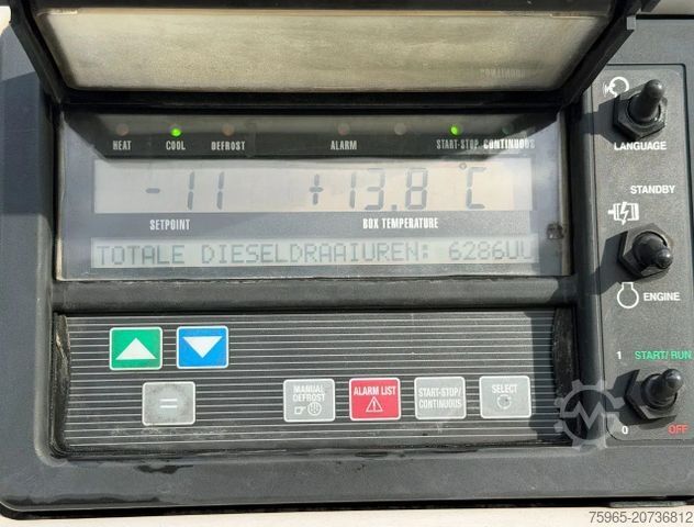 রেফার সেমিট্রেলার SCHMITZ CARGOBULL SCB*S3B CARRIER VECTOR 1550 WITH 6286 ENGINE HOU