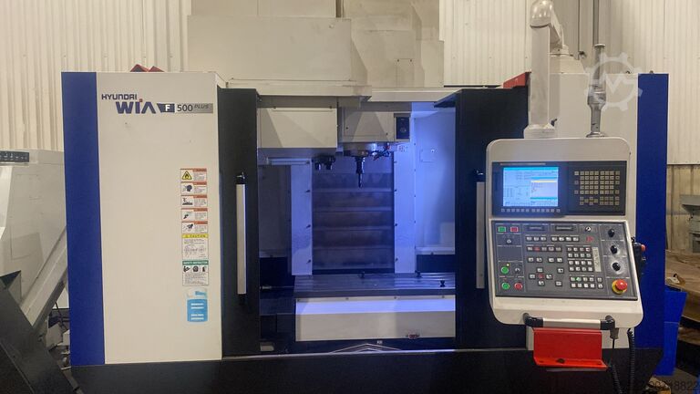 Vertical machining center hyundai F500 plus