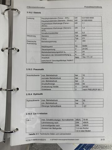 CNC lathe SPINNER TC 32-MC