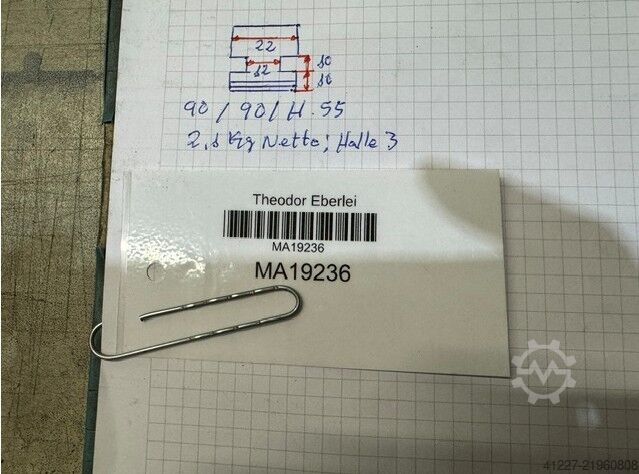Izmenjive čeljusti za četvorosteznu glavu unbekannt Breite 22 mm