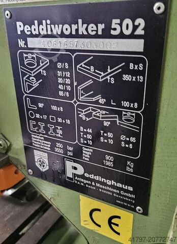 2003 Peddinghaus Peddiworker 502 Peddinghaus Peddiworker 502