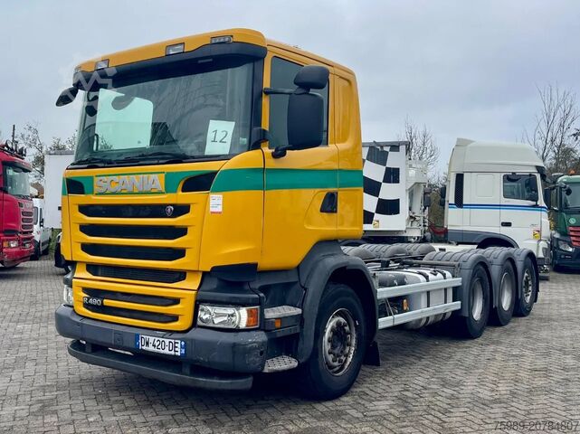Fahrgestell mit Fahrerhaus Scania R490 6x4 Retarder