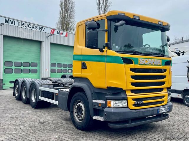Fahrgestell mit Fahrerhaus Scania R490 6x4 Retarder