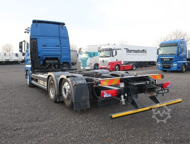 Felépítménycserélő teherautó MAN 26.510 FLLC TGX BDF Intarder Lenkachse XXL