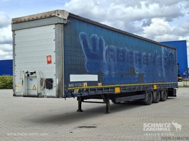 Öppen semitrailer med kapell Schmitz Cargobull Curtainsider Mega