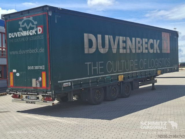 Öppen semitrailer med kapell Schmitz Cargobull Curtainsider Mega