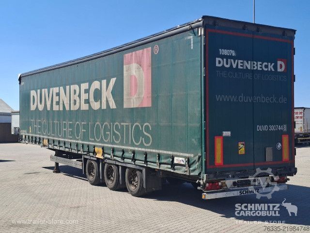 Öppen semitrailer med kapell Schmitz Cargobull Curtainsider Mega
