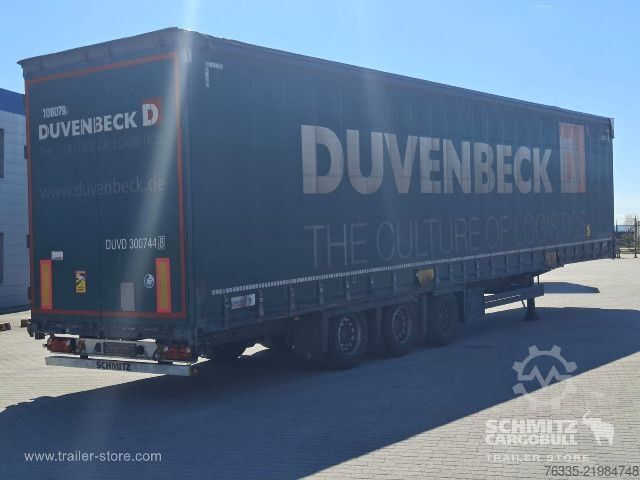 Öppen semitrailer med kapell Schmitz Cargobull Curtainsider Mega