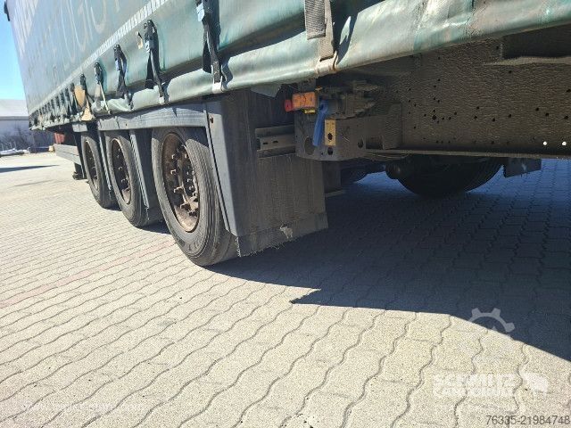 Öppen semitrailer med kapell Schmitz Cargobull Curtainsider Mega