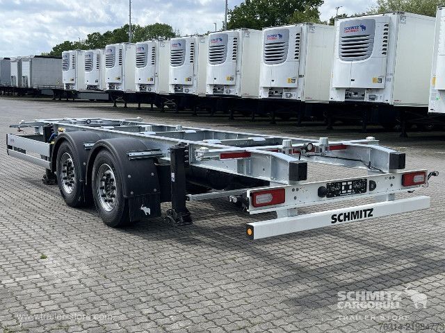 Wissellaadbak-oplegger Schmitz Cargobull Zentralachsanhänger Wechselfahrgestell Standard
