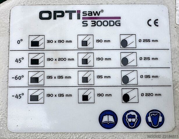 Pásová pila Optimum Opti S 300 DG