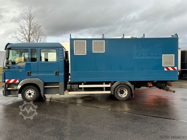 Furgoneta caja MAN TGL 8.180 L / DOKA-Koffer / 2 x AHK / PTO