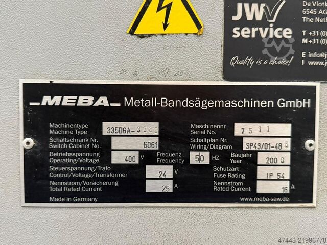 Band saw meba 335 DGA-3000